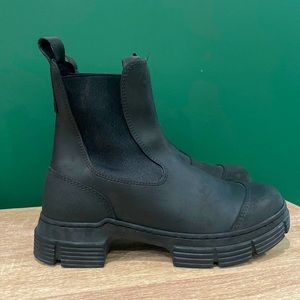 GANNI black city ankle boots- Size 36